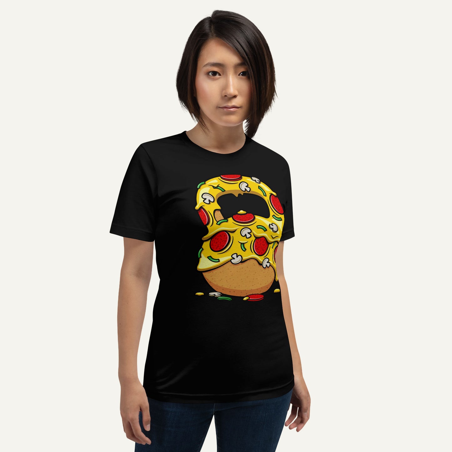 Pizza Kettlebell Design Standard T-Shirt