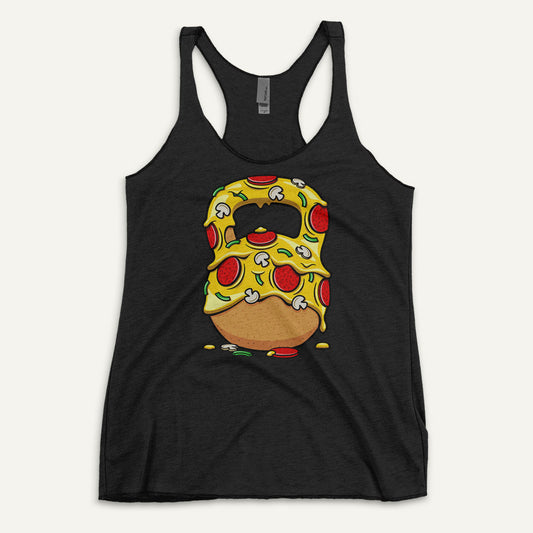 Pizza Kettlebell Design Racerback Tank Top