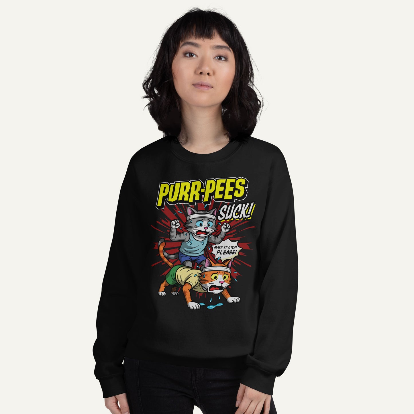 Purr-pees Suck Sweatshirt