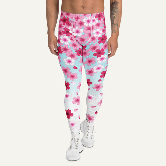 Sakura Cherry Blossoms Men's Leggings