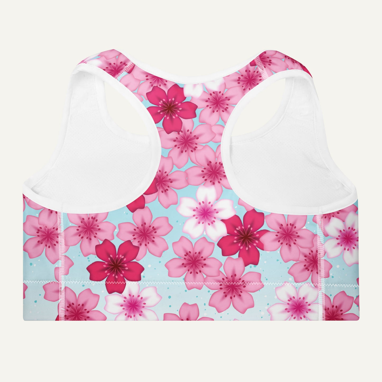 Sakura Cherry Blossoms Padded Sports Bra