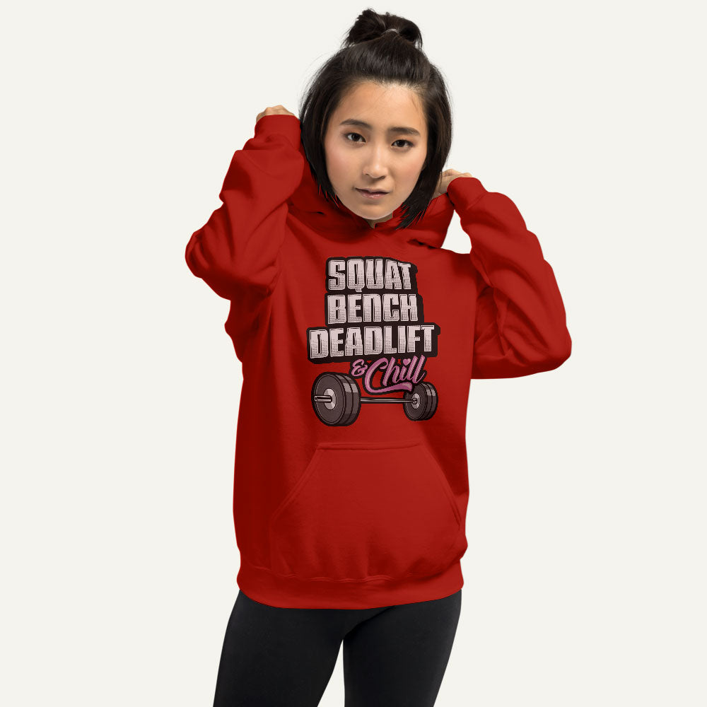 Squat Bench Deadlift And Chill Pullover Hoodie