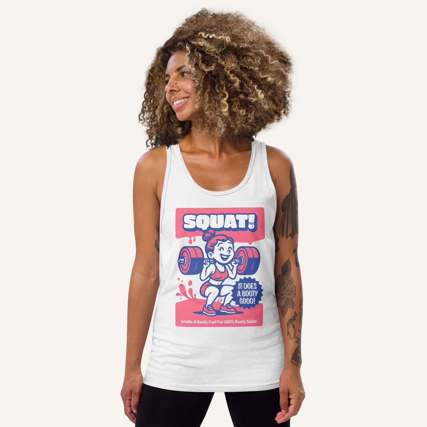 Squat Does A Booty Good Tank Top