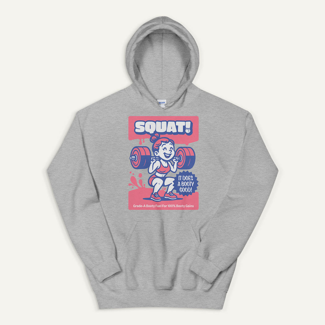 Squat Does A Booty Good Pullover Hoodie