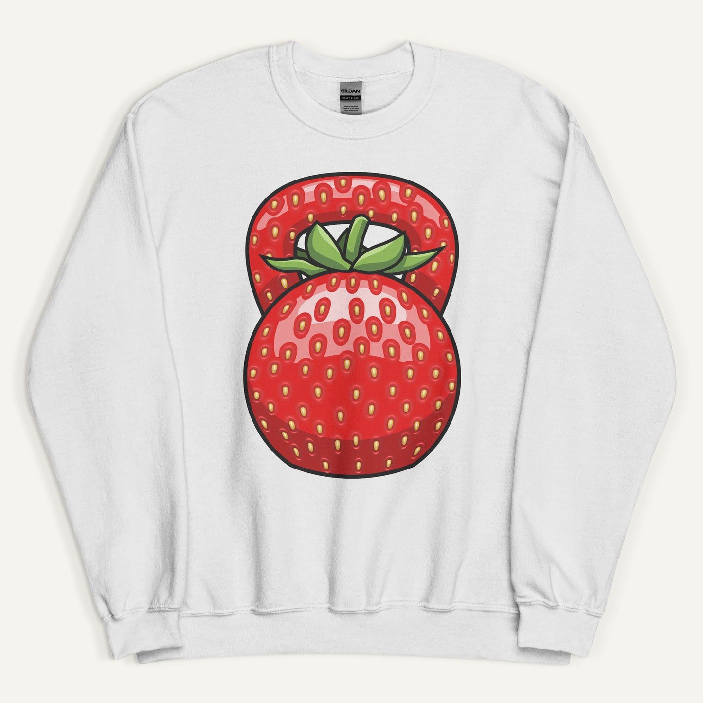 Strawberry Kettlebell Design Sweatshirt