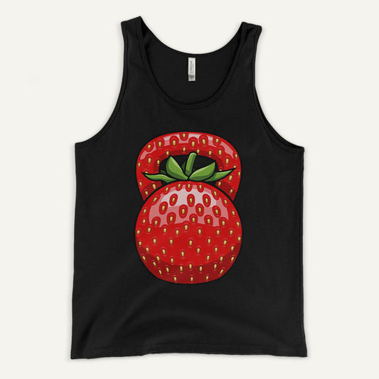 Strawberry Kettlebell Design Tank Top