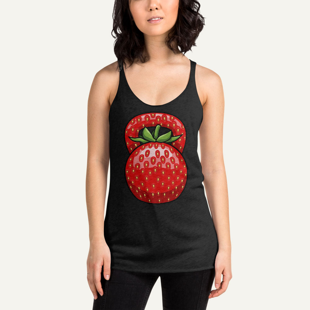 Strawberry Kettlebell Design Women’s Tank Top