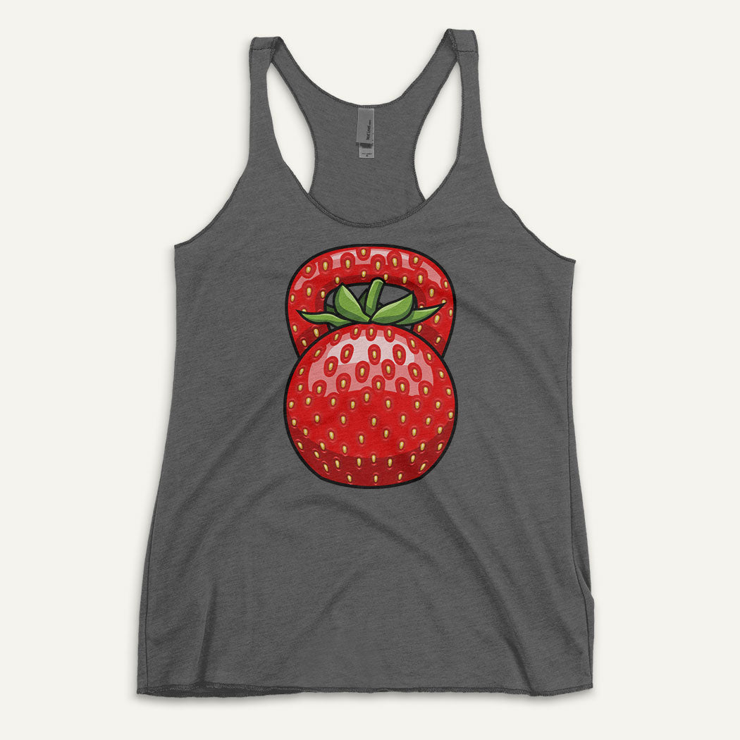 Strawberry Kettlebell Design Women’s Tank Top