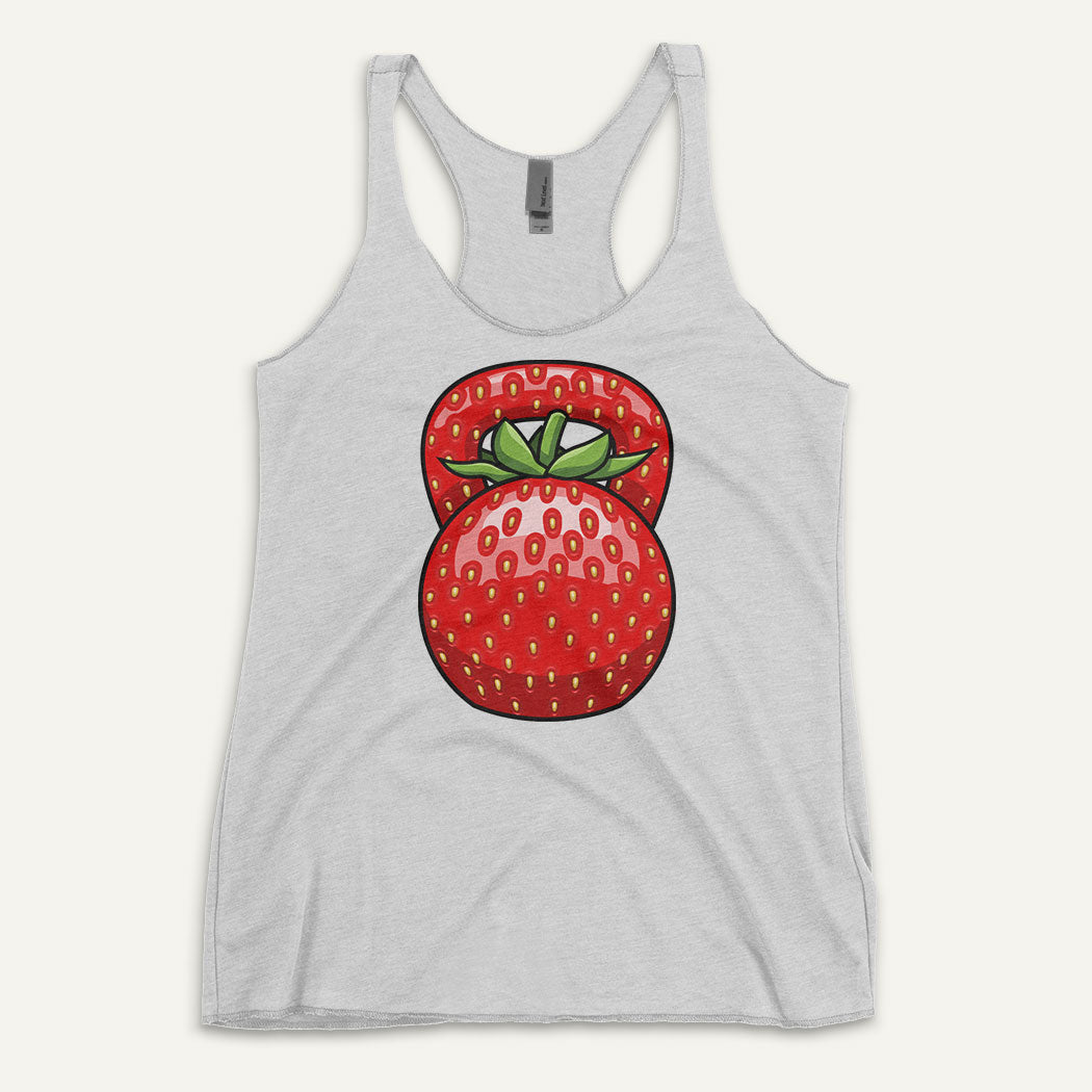 Strawberry Kettlebell Design Women’s Tank Top
