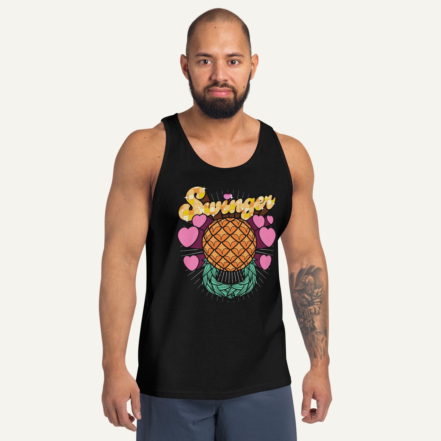 Pineapple Kettlebell Swinger Men’s Tank Top