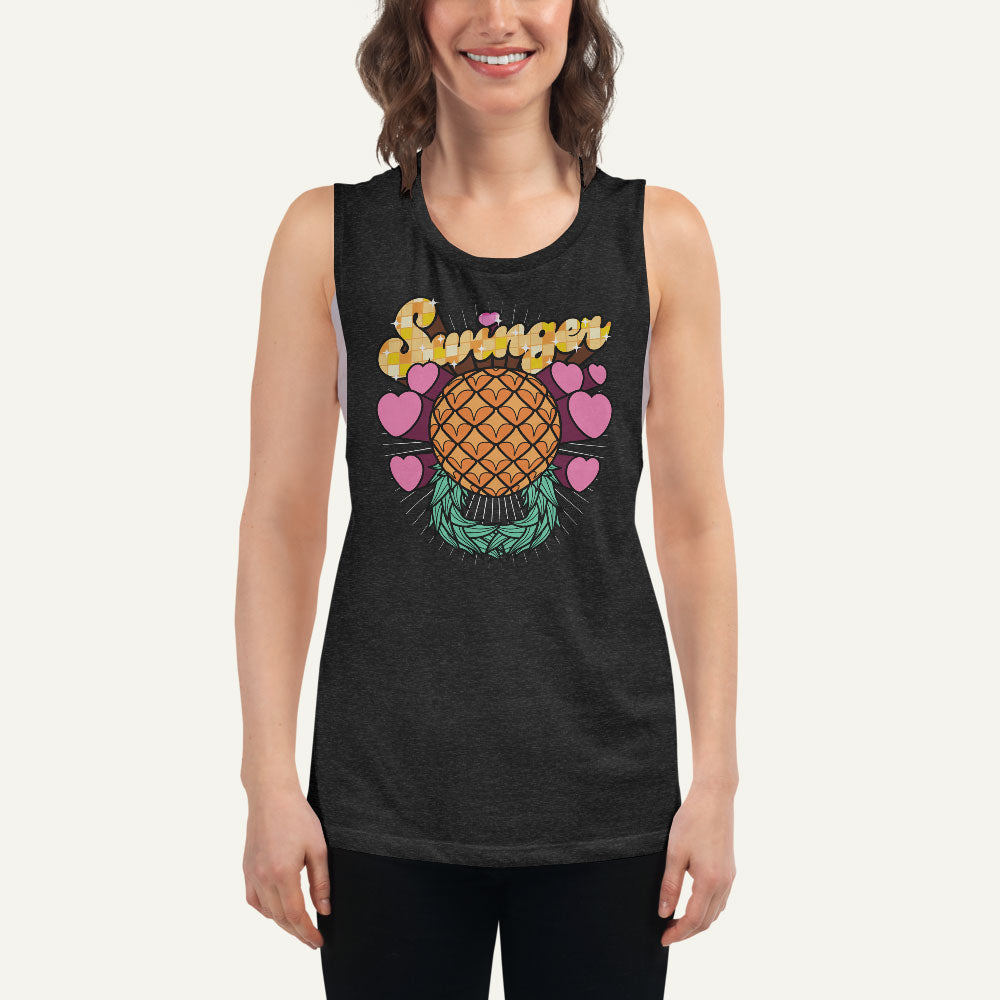 Pineapple Kettlebell Swinger Women’s Muscle Tank