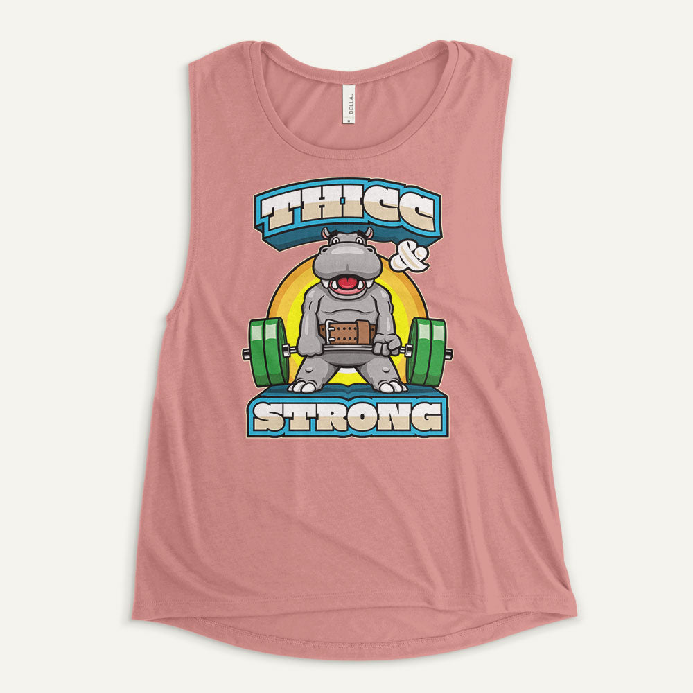 Thicc And Strong Women’s Muscle Tank