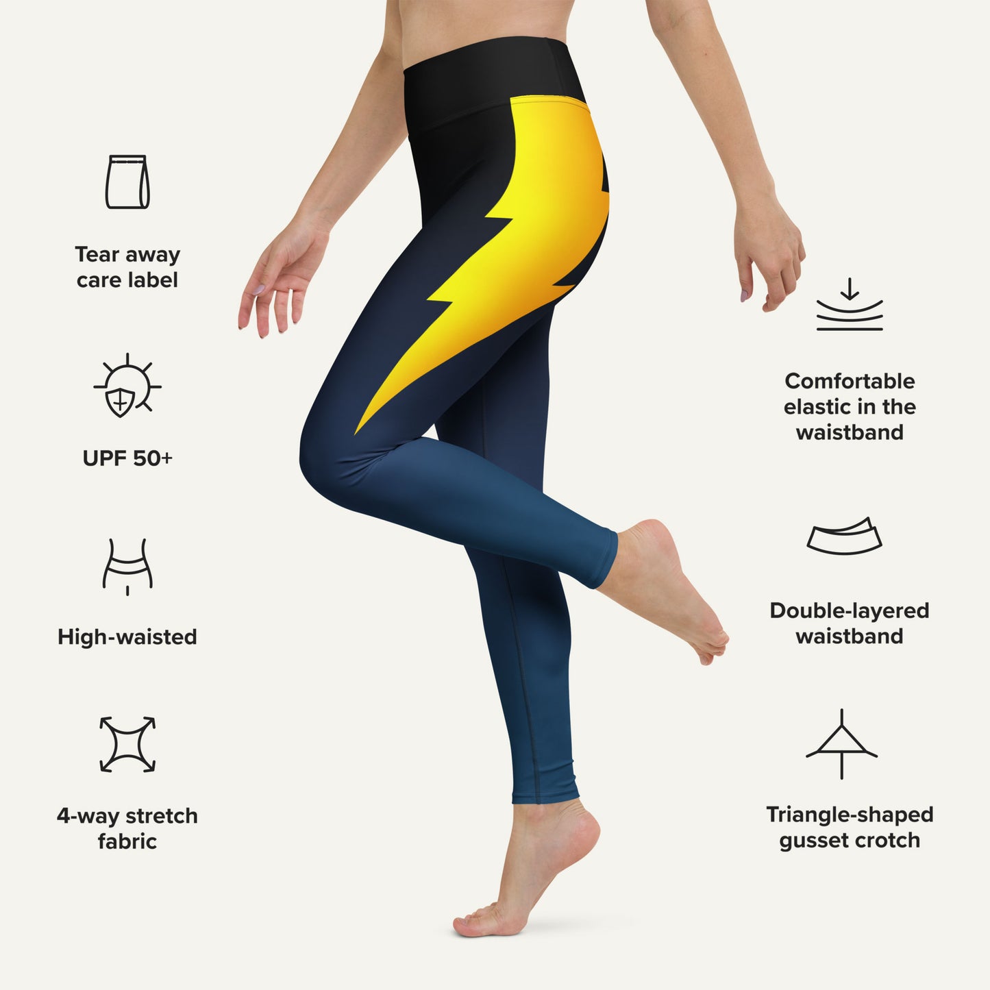 Thunder Thighs Women's High-Waisted Leggings