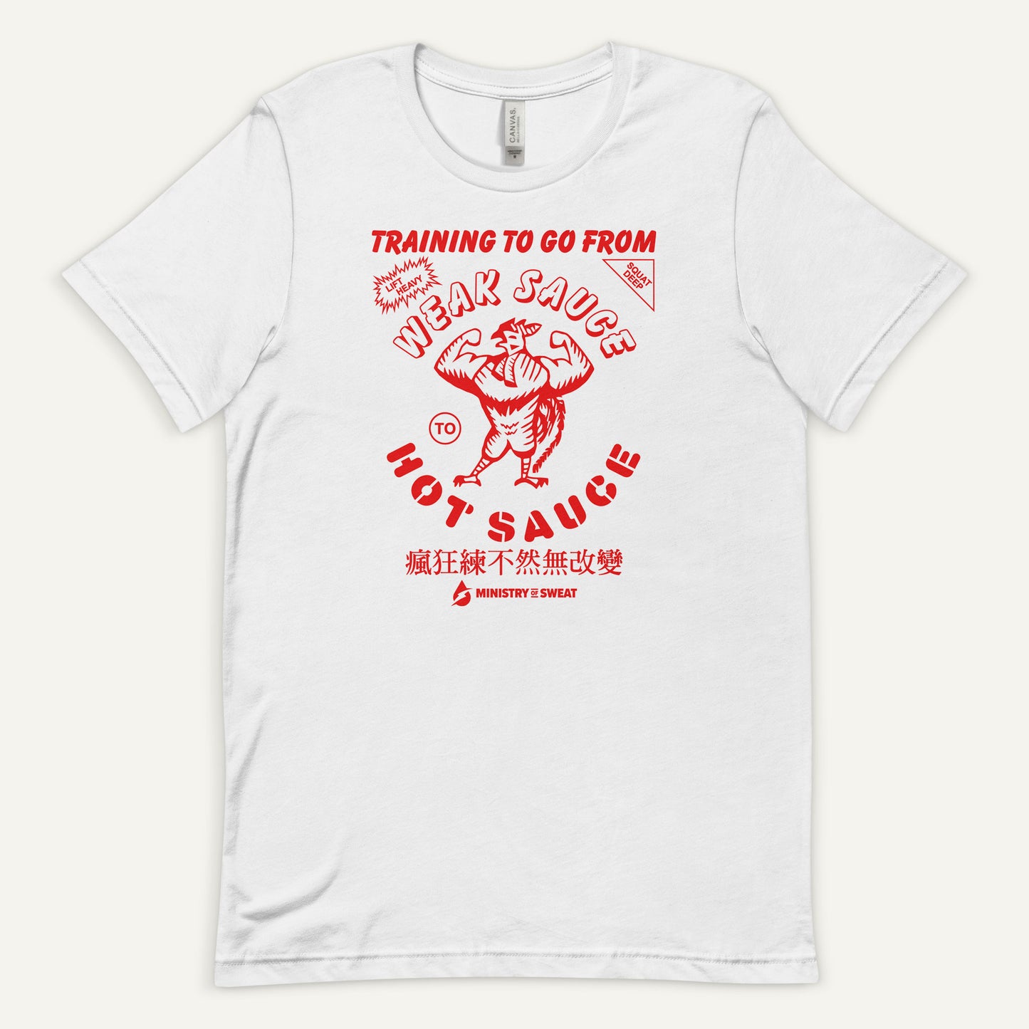 Training To Go From Weak Sauce To Hot Sauce Men's Standard T-Shirt