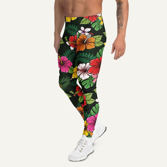 Tropical Florals Men's Leggings