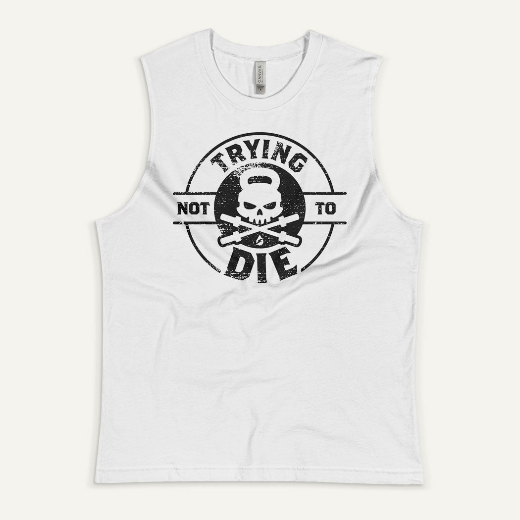 Trying Not To Die Men's Muscle Tank