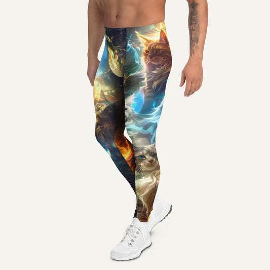 Vapor Cats Men's Leggings