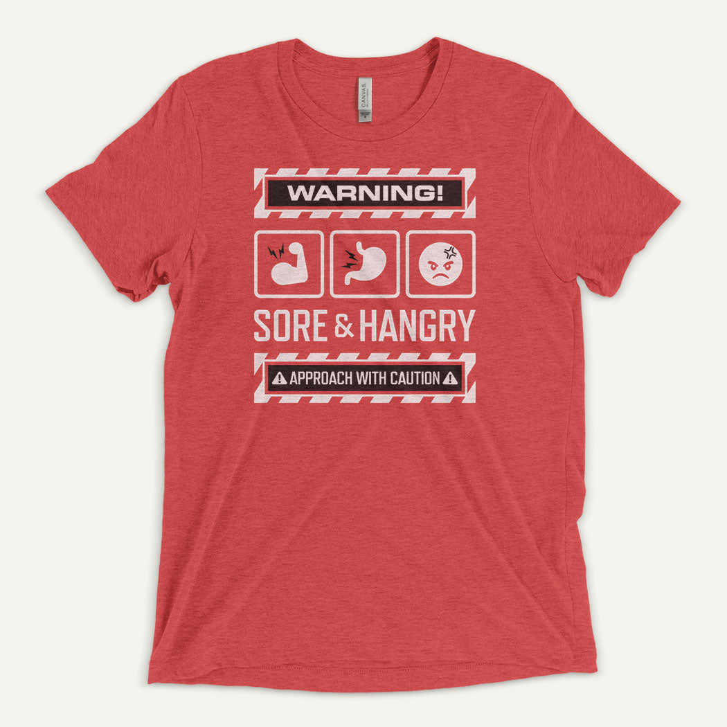 Warning Sore And Hangry Men’s Triblend T-Shirt