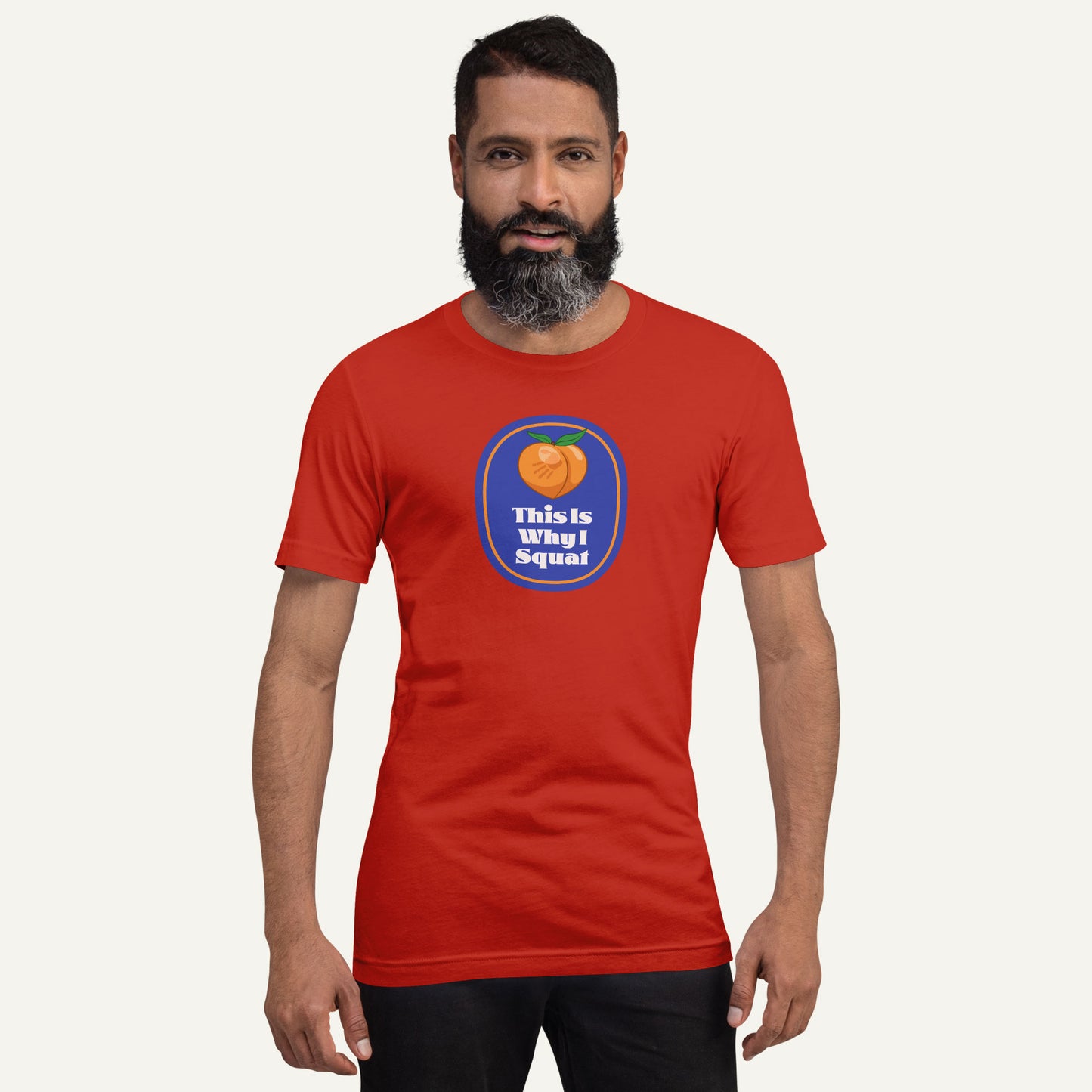 This Is Why I Squat Peach Men’s Standard T-Shirt