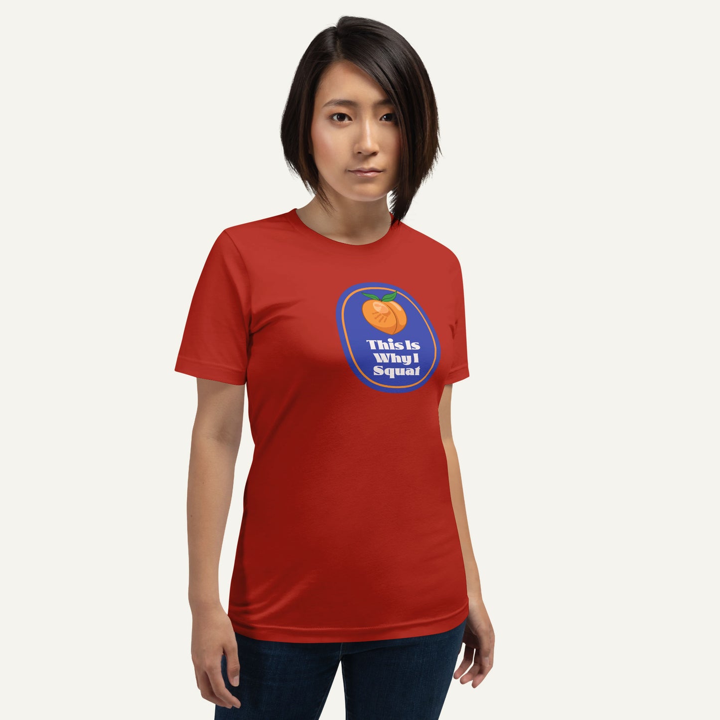 This Is Why I Squat Peach Men’s Standard T-Shirt