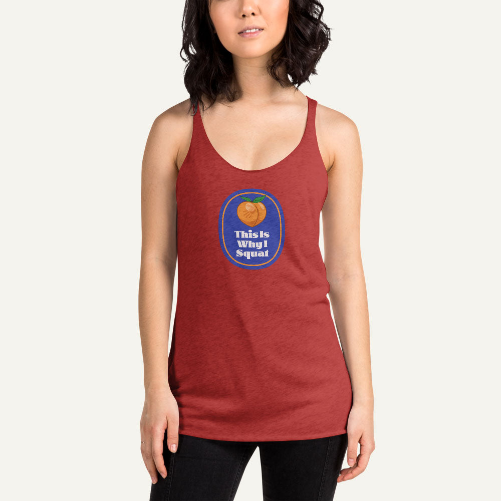 This Is Why I Squat Peach Women’s Tank Top