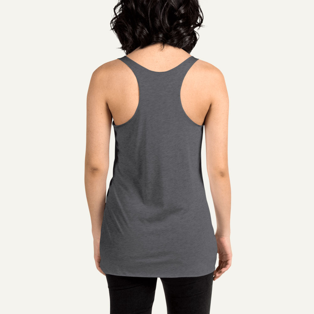 Squat Because Nobody Raps About Little Butts Racerback Tank Top