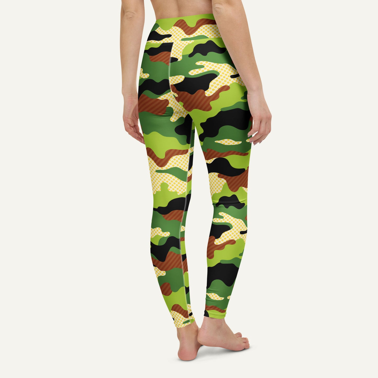 Woodland Pop Camo High-Waisted Leggings