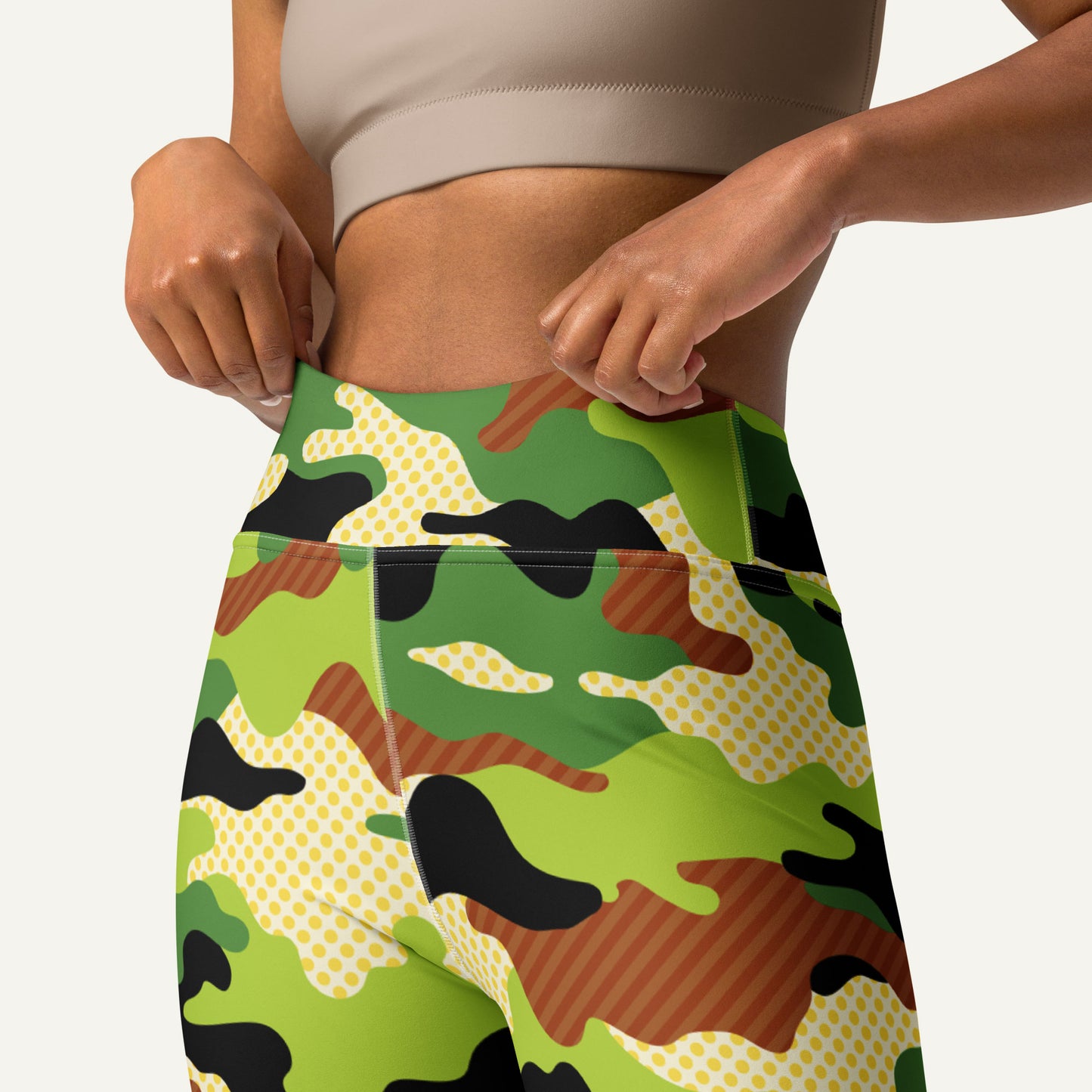 Woodland Pop Camo High-Waisted Leggings