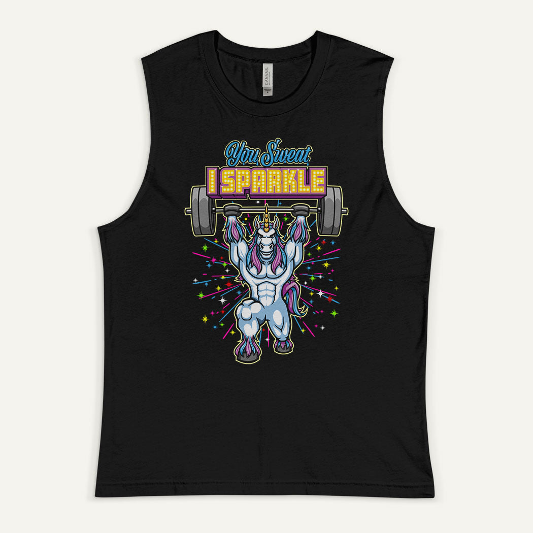 You Sweat I Sparkle Men’s Muscle Tank