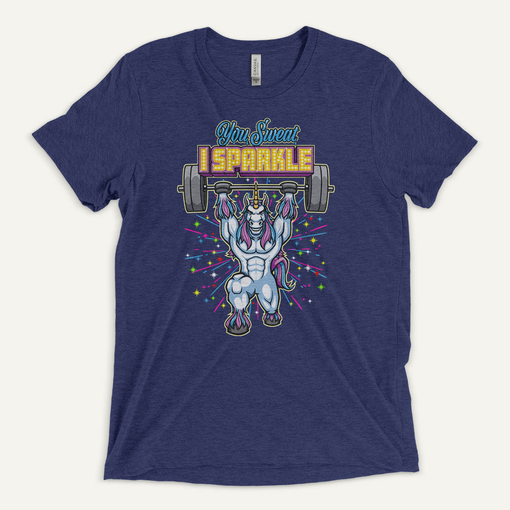 You Sweat I Sparkle Men’s Triblend T-Shirt