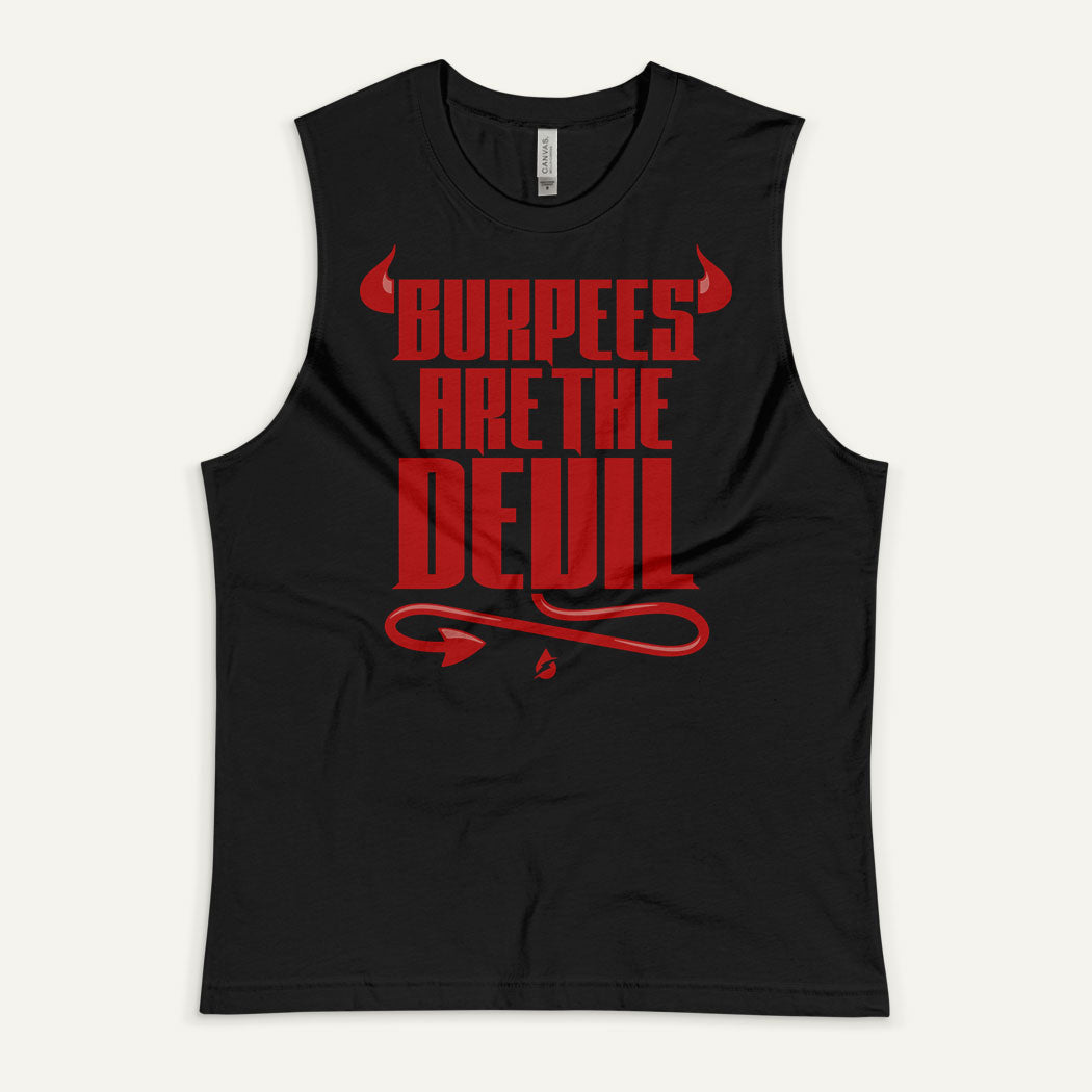 Burpees Are The Devil Men's Muscle Tank