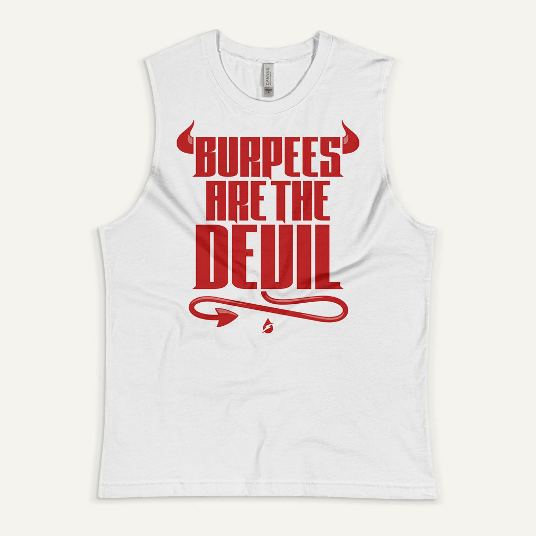 Burpees Are The Devil Men's Muscle Tank