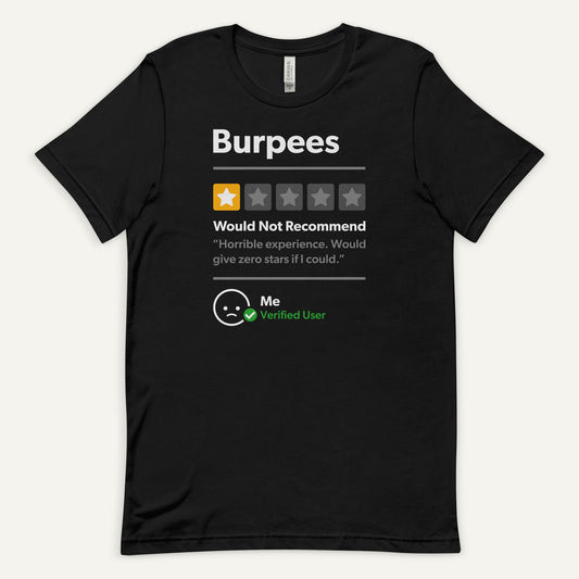 Burpees 1 Star Would Not Recommend Standard T-Shirt