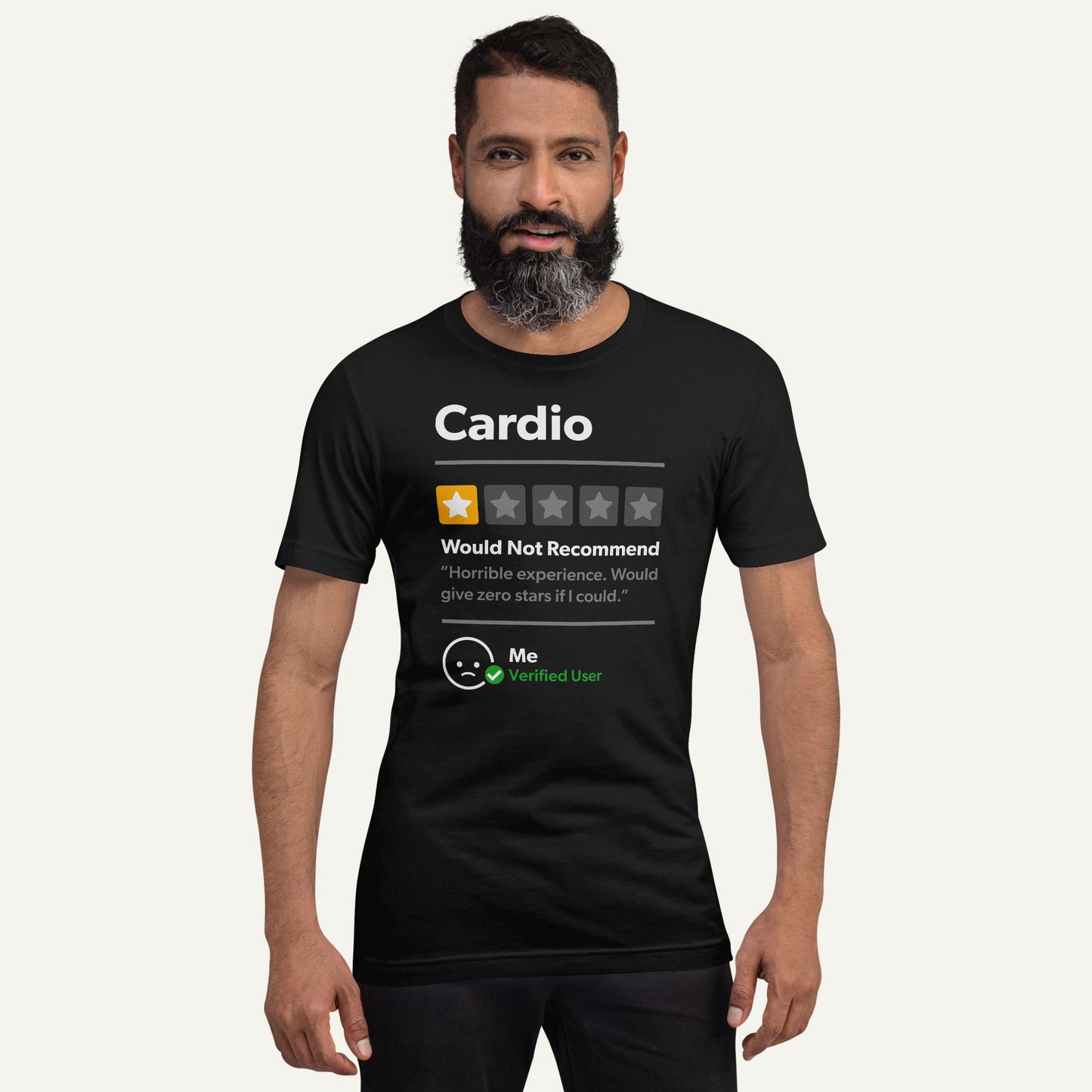 Cardio 1 Star Would Not Recommend Men's Standard T-Shirt