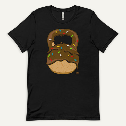Chocolate-Glazed Donut With Sprinkles Kettlebell Design Standard T-Shirt