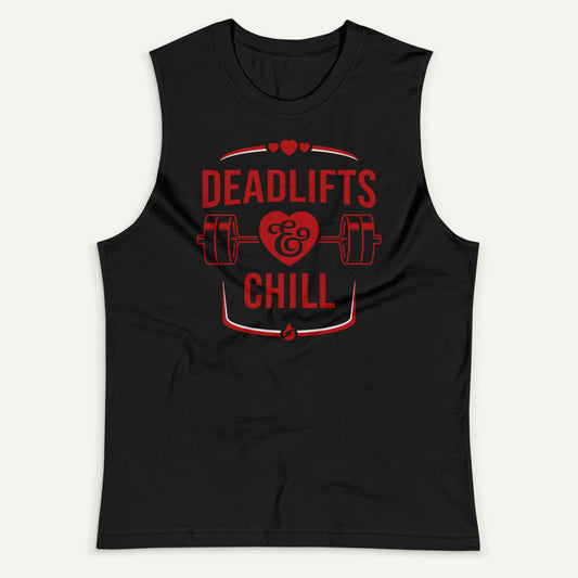 Deadlifts And Chill Men's Muscle Tank
