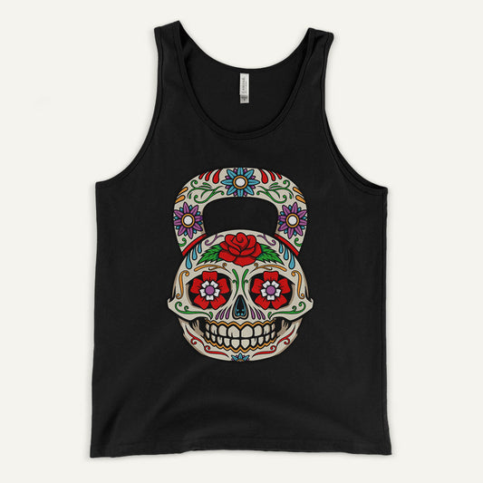 Dia De Los Muertos Kettlebell Design Tank Top