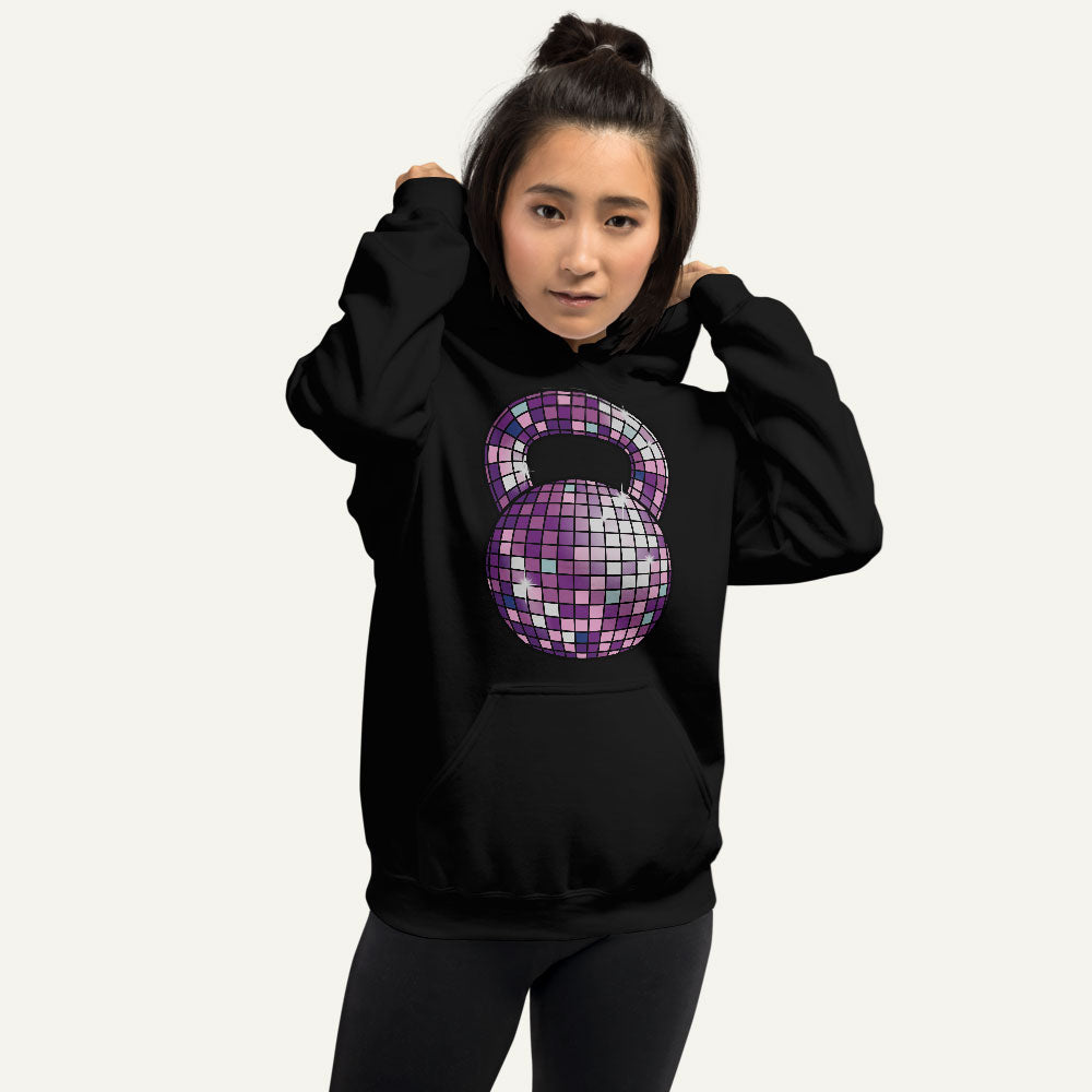 Disco Ball Kettlebell Design Pullover Hoodie