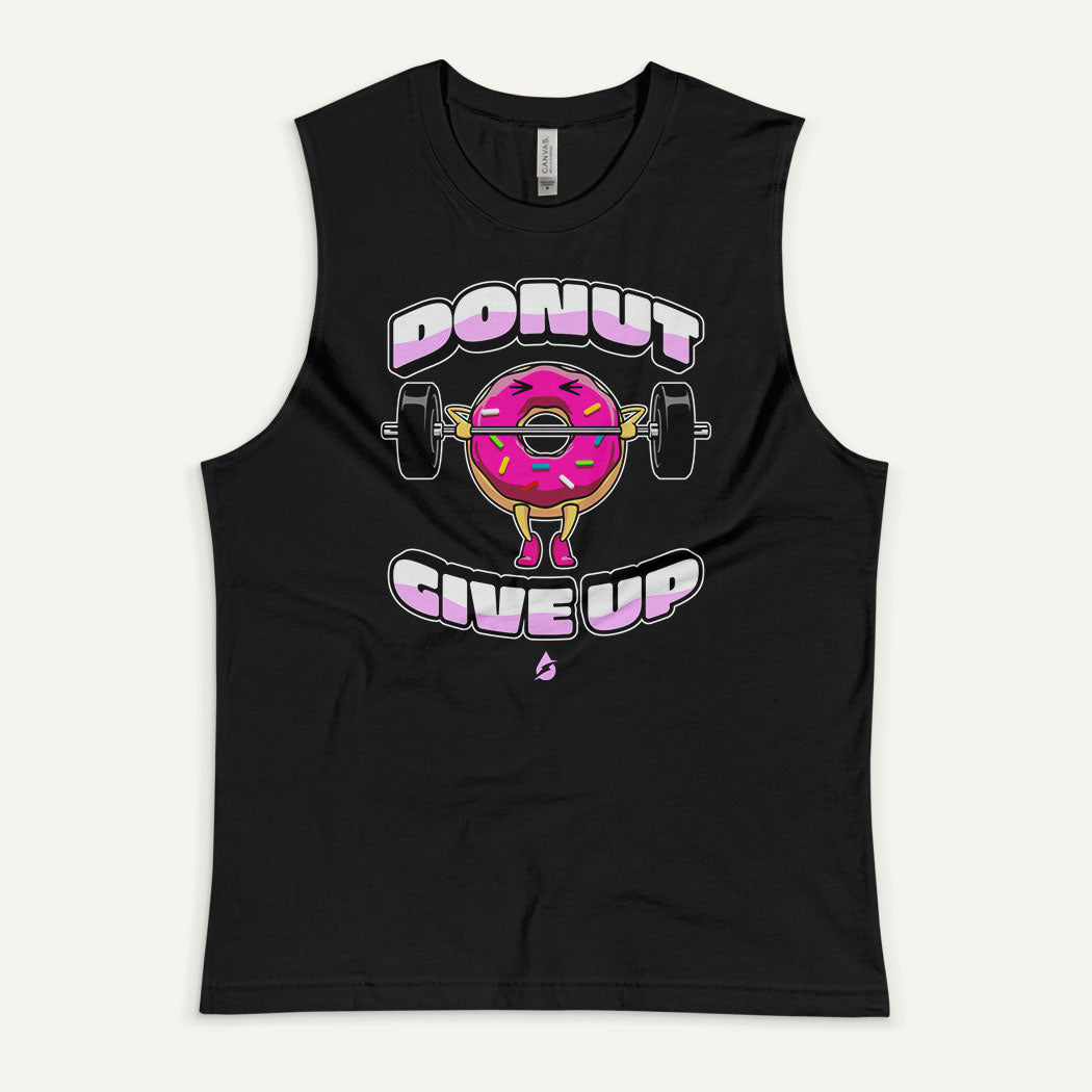 Donut Give Up Men's Muscle Tank