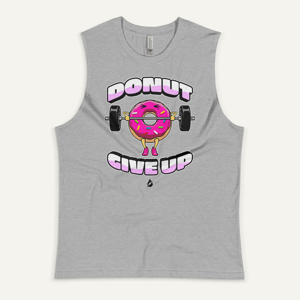 Donut Give Up Men's Muscle Tank