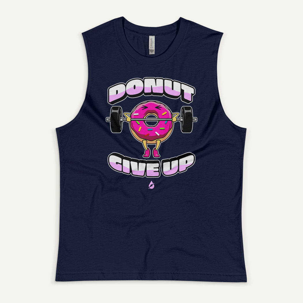 Donut Give Up Men's Muscle Tank