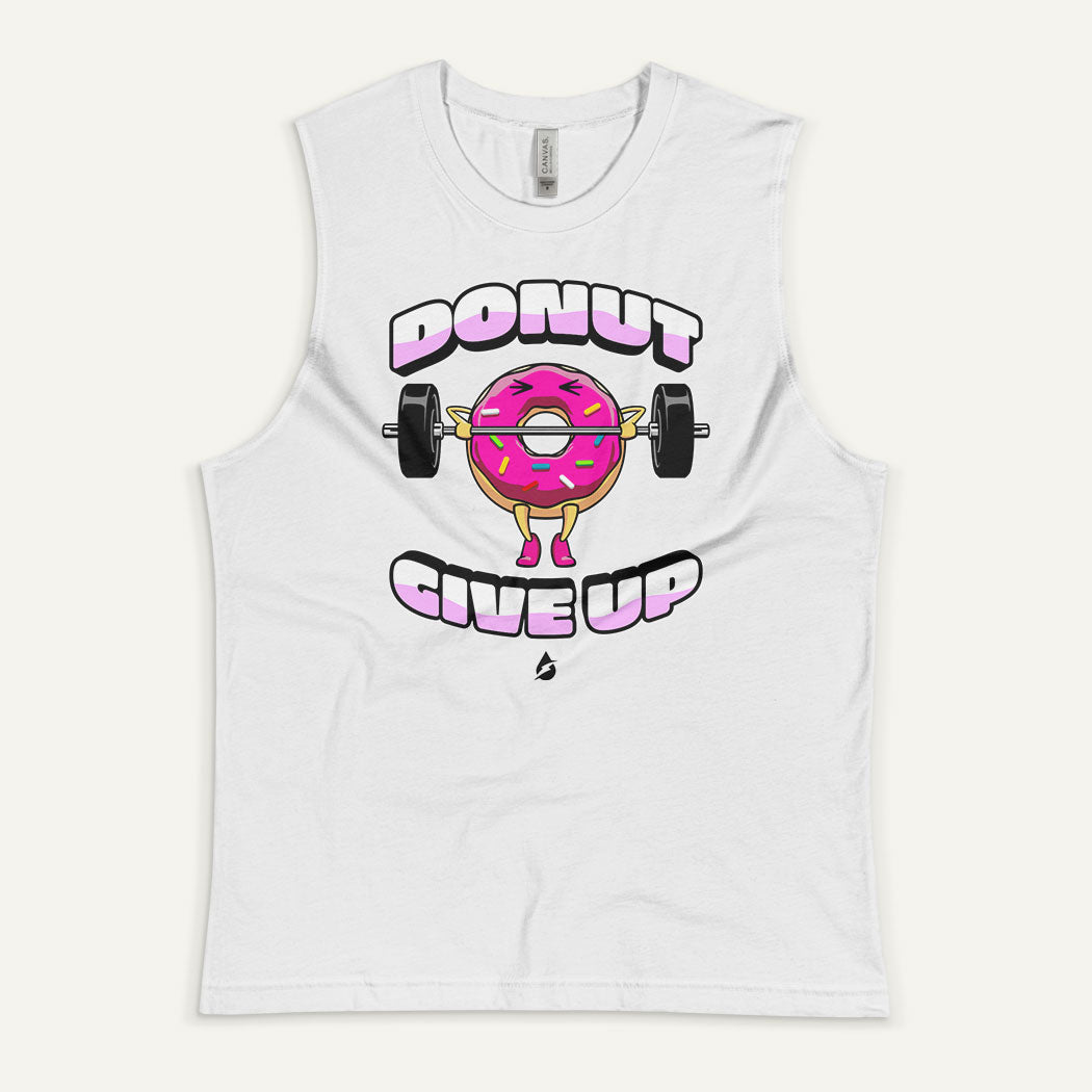 Donut Give Up Men's Muscle Tank