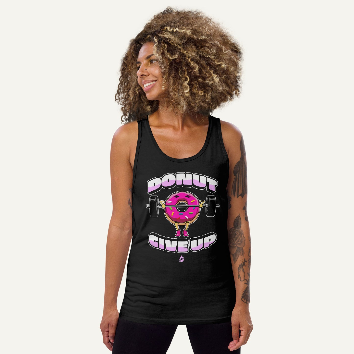 Donut Give Up Men's Tank Top