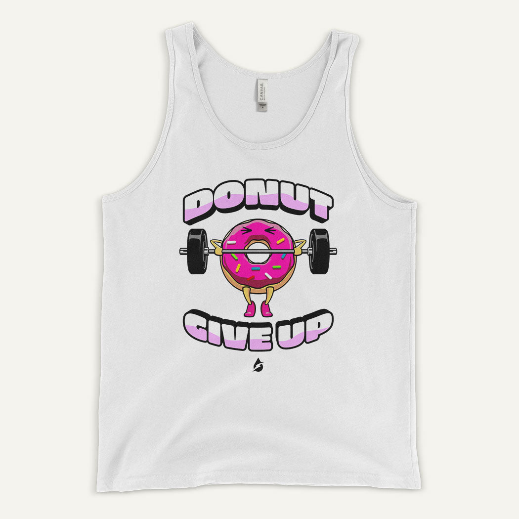 Donut Give Up Men's Tank Top