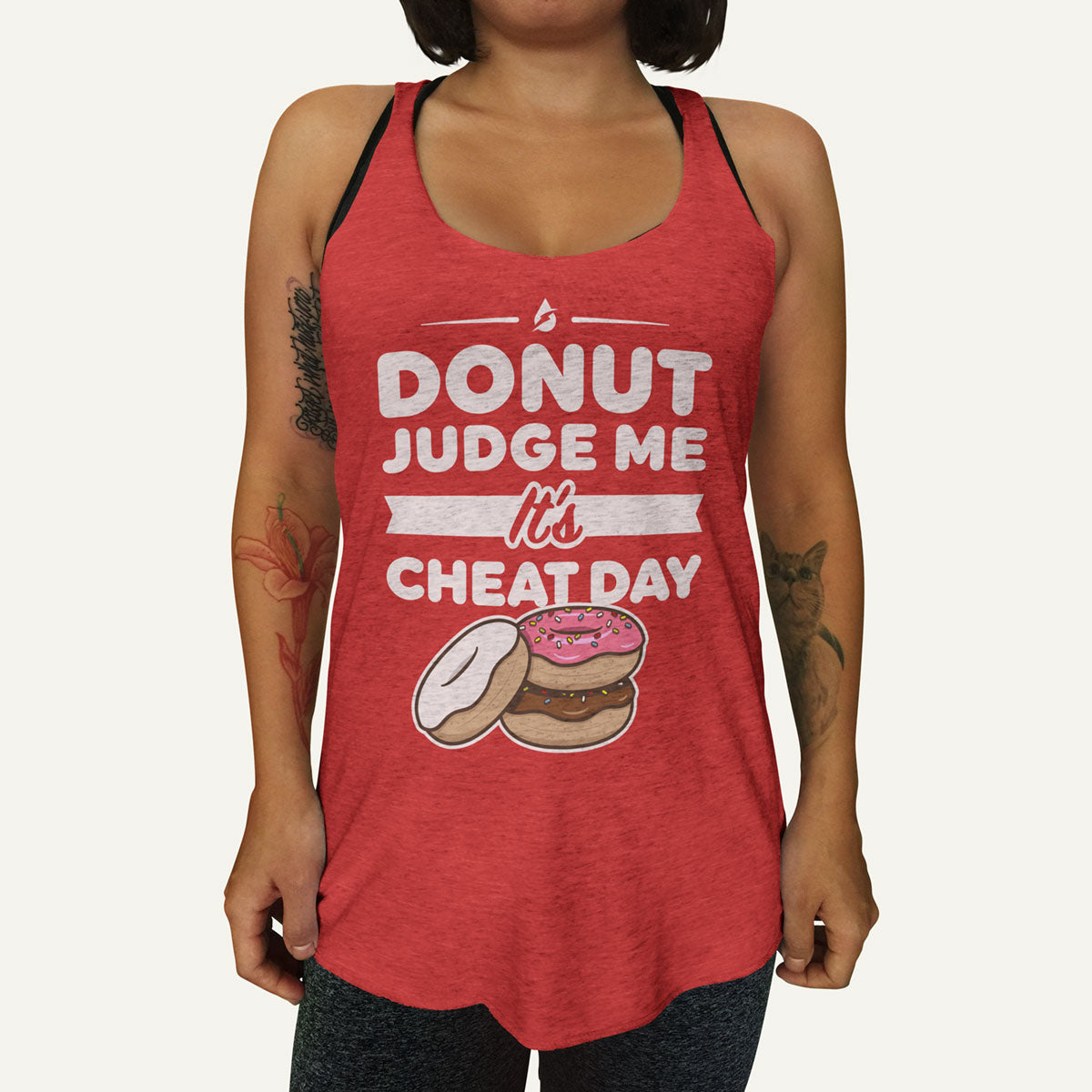 Donut Judge Me It's Cheat Day Women's Tank Top