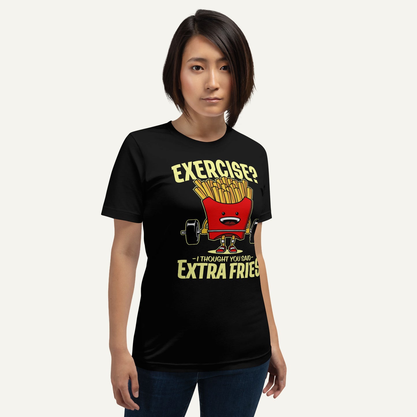 Exercise I Thought You Said Extra Fries Standard T-Shirt