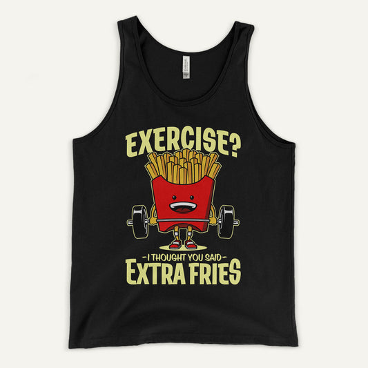 Exercise I Thought You Said Extra Fries Tank Top