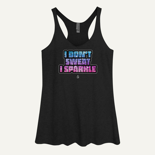 I Don't Sweat I Sparkle Racerback Tank Top