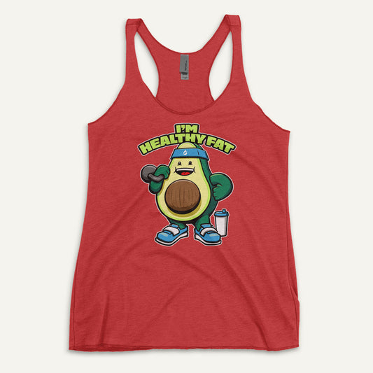 I’m Healthy Fat Avocado Racerback Tank Top