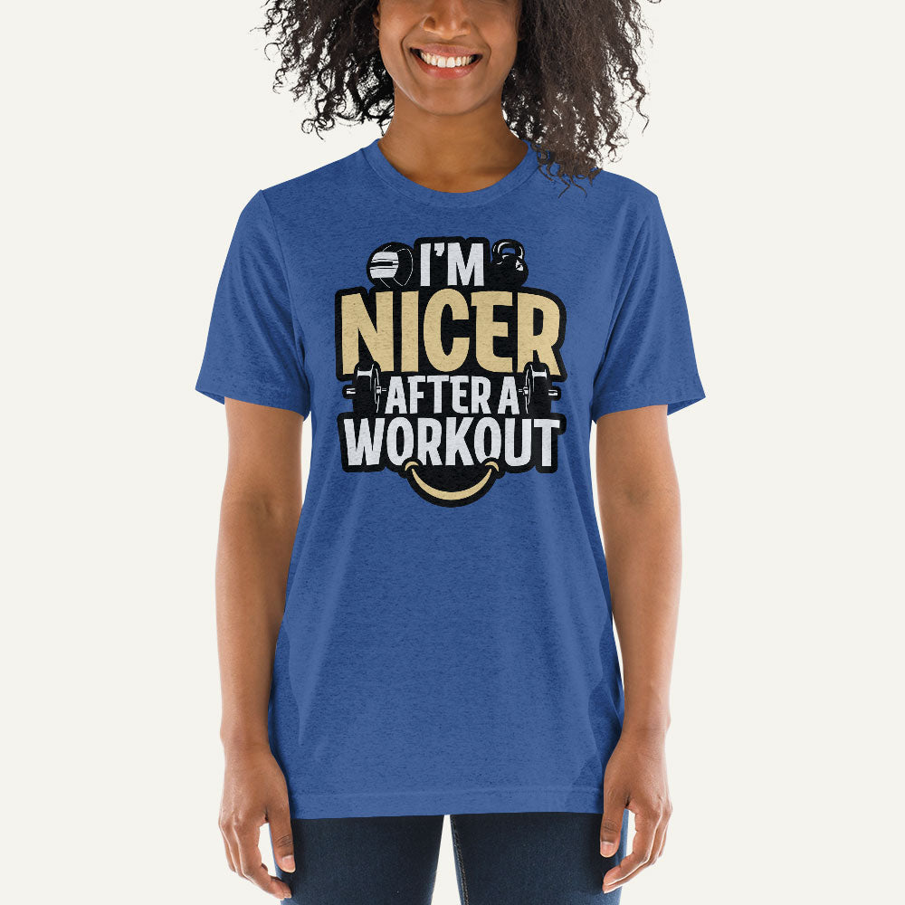 I'm Nicer After A Workout Triblend T-Shirt